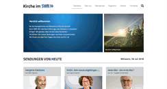Desktop Screenshot of kirche-im-swr.de